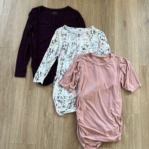 Bundle of maternity tops